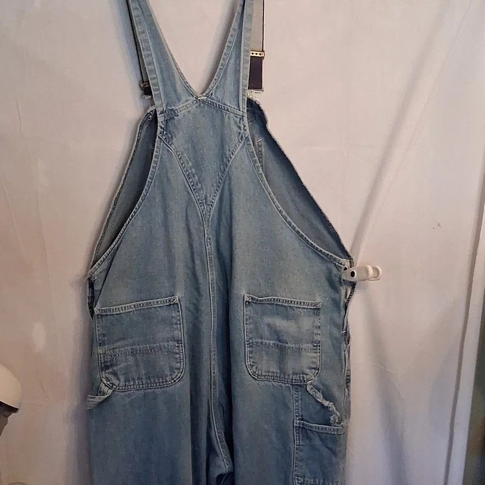 Carhartt Vintage Carpenter Blue Denim Overalls Size 48/34